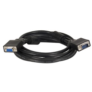 10ft 15-pin SVGA (M) to 15-pin SVGA (F) Cable